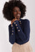 Sophisticated Ribbed Sweater with Elegant Stand-Up Collar for Every Occasion