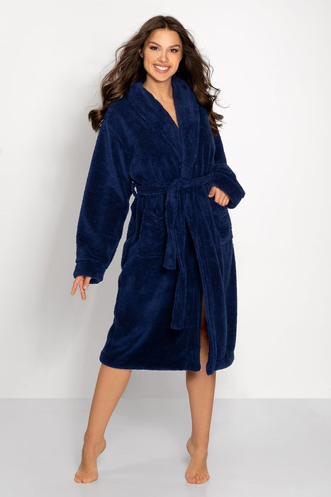 Elegant Women's Bathrobe by Momenti Per Me - Embrace Luxurious Relaxation