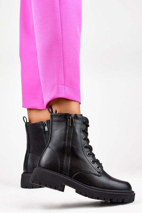 Sleek Sustainable Black Ankle Booties