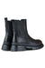 Sleek Eco-Friendly Black Leather Ankle Boots for Effortless Style