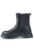 Sleek Eco-Friendly Black Leather Ankle Boots for Effortless Style