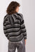 Striped Zip-Up Hoodie Cardigan