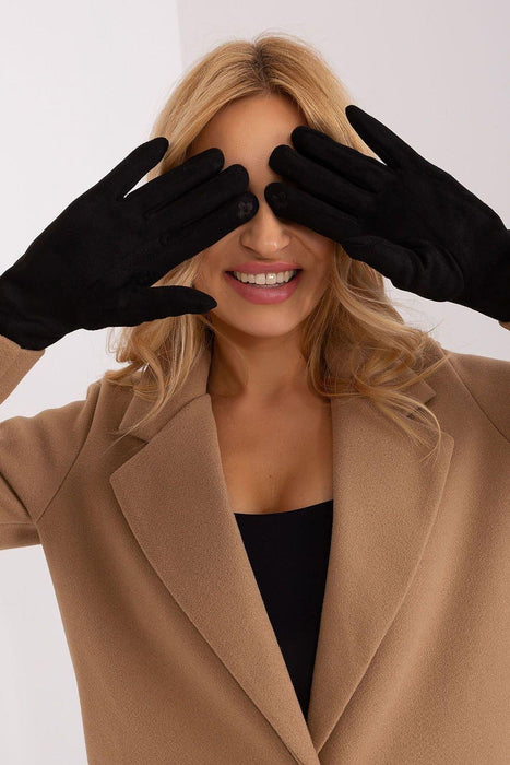 Elegant Floral Touchscreen Smart Gloves for Women