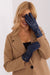 Elegant Floral Insulated Touchscreen Gloves for Women