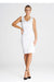 Sophisticated Sleeveless Foam Evening Dress