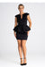 Chic Basque-Cut Formal Dress