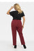 Sophisticated Plus Size Pleated Trousers - Karko Pablo Pants for Modern Professionals