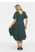 Dancing Delight: Karko Wrap Dress for Plus Size Elegance