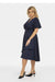 Dancing Delight: Karko Wrap Dress for Plus Size Elegance