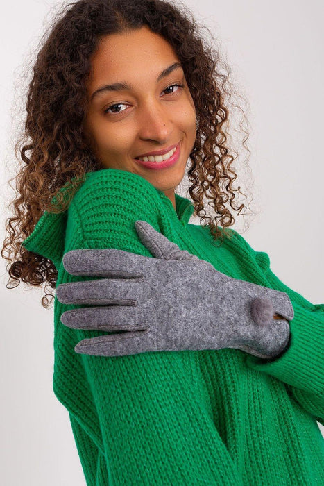 Elegant Geometric Touchscreen Winter Gloves