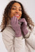 Elegant Floral Touchscreen Smart Gloves for Women