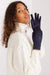 Elegant Floral Touchscreen Smart Gloves for Women