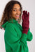 Elegant Floral Touchscreen Smart Gloves for Women