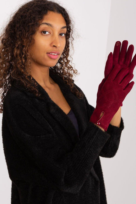 Elegant Geometric Floral Touchscreen Gloves