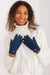 Elegant Geometric Floral Touchscreen Gloves