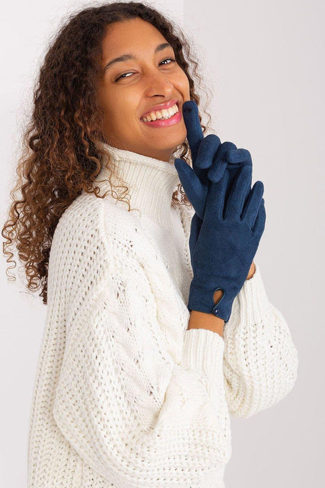 Elegant Geometric Floral Touchscreen Gloves