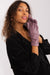 Elegant Floral Insulated Touchscreen Gloves for Women