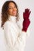 Chic Touchscreen Gloves with Pompom Accents for Modern Women