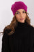 Winter Chic Knit Beanie with Decorative Applique