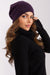 Rhinestone-Studded Cashmere Winter Beanie Hat