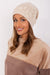 Elegant Rhinestone-Embellished Cashmere Beanie Hat