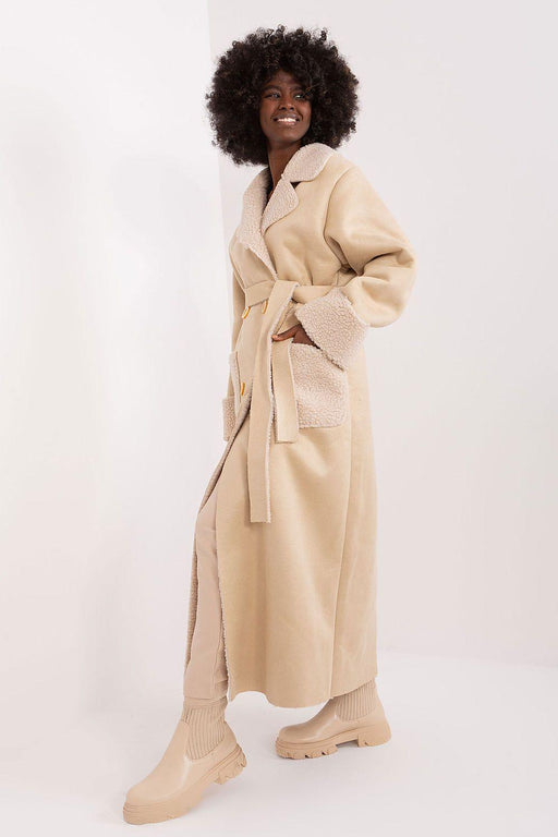 Chic Sheepskin Winter Coat for Effortless Elegance