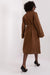 Elegant Double-Breasted Wool Blend Overcoat with Adjustable Belt