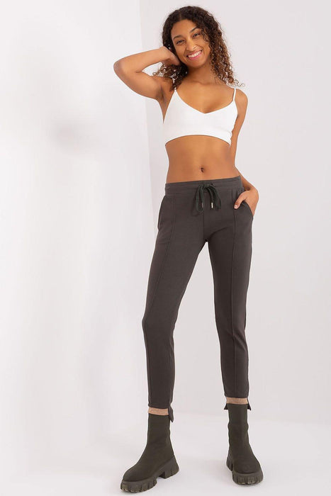 Adjustable High-Waisted Cotton Lounge Pants for Ultimate Comfort