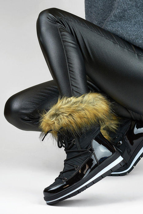 Cozy Faux Fur-Lined Winter Boots for Women