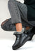 Winter Chic: Women's Faux Leather Fur-Lined Ankle Snow Boots