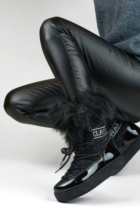 Blizzard Chic Faux Fur Winter Boots