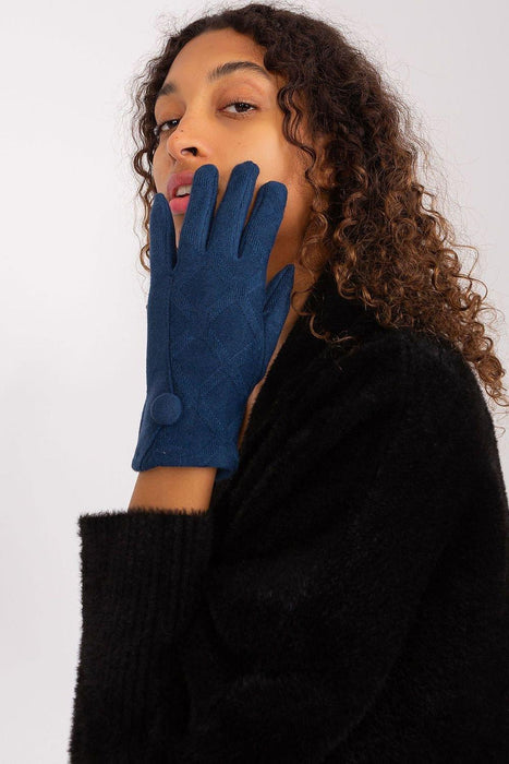 Elegant Touchscreen Gloves with Geometric Design