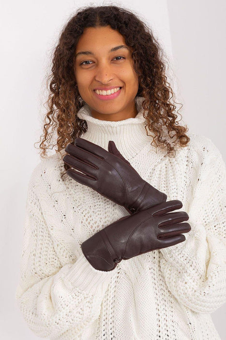 Elegant Touchscreen Gloves for Women with Floral Embroidery