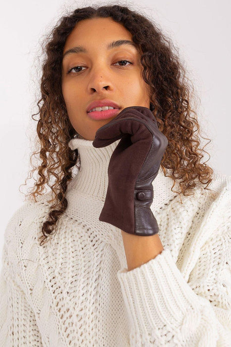 Elegant Touchscreen Gloves for Women with Floral Embroidery