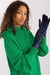 Elegant Touchscreen Gloves for Women with Floral Embroidery