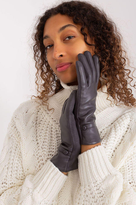 Elegant Touchscreen Gloves for Women with Floral Embroidery