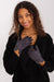 Elegant Bow-Accent Touchscreen Gloves