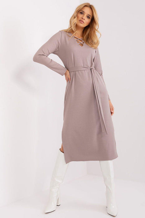 Chic Ribbed Daily Dress