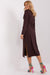 Chic Ribbed Daydress with Alluring Heart Neckline and Stylish Accents