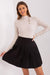 Sophisticated Flared Cotton Skirt