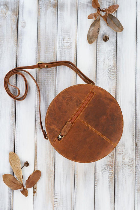 Chic Vintage Leather Shoulder Satchel