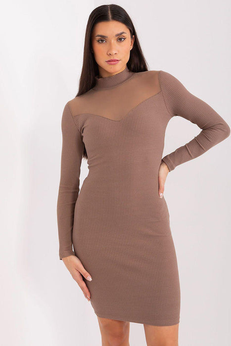 Chic Cotton Blend Midi Dress for Effortless Elegance