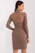 Chic Cotton Blend Midi Dress for Effortless Elegance