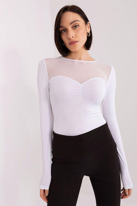 Chic Ribbed Viscose Blend Top