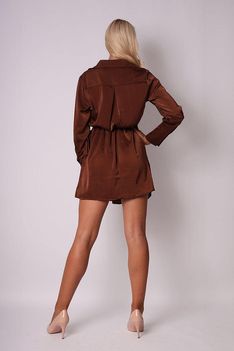 Elegant Envelope Mini Dress - Your Go-To for Glamorous Nights