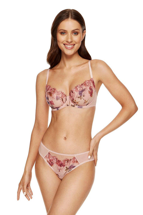 Floral Elegance Underwire Bra