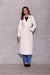 Vivienne Elegant Midi Coat with Stylish Waist Tie and Decorative Features