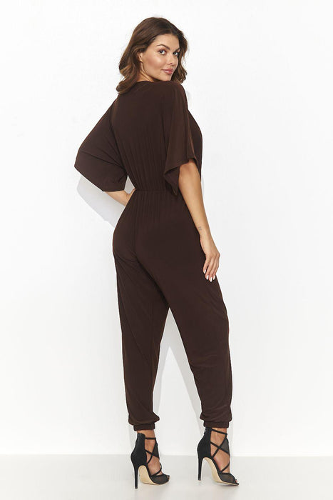 Chic Heart-Shaped Neck Jumpsuit for Women