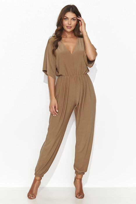 Chic Heart-Shaped Neck Jumpsuit for Women