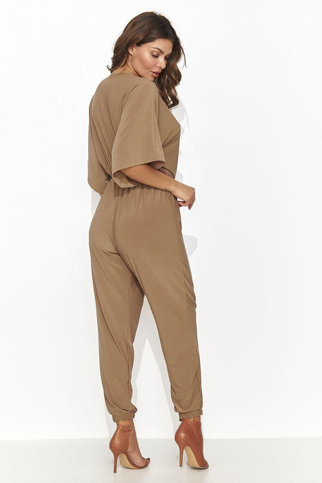 Chic Heart-Shaped Neck Jumpsuit for Women